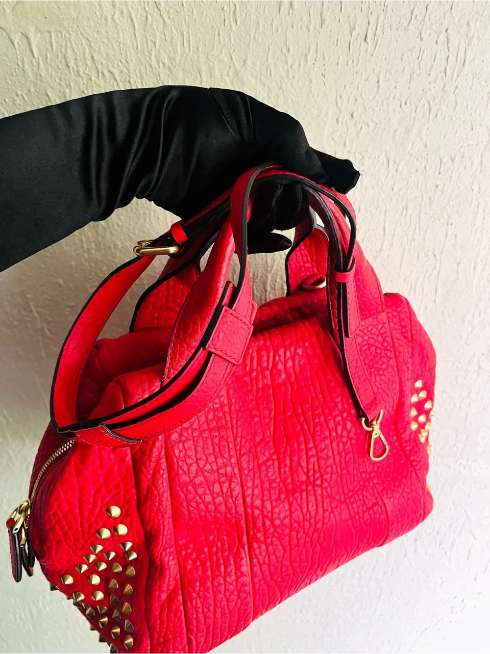 MCM Keana Medium Boston Studded Satchel
